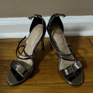Chrome open toe sandals